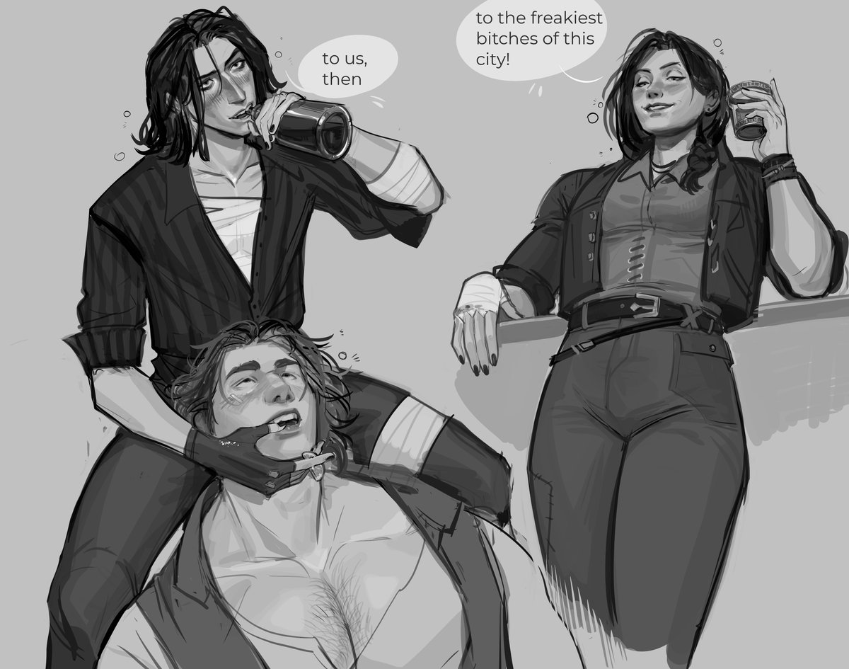 lileeeeeeeee's tweet image. tipsy happy and unhinged 

#arcane #silco #vander #zaundads #vanco