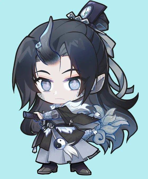 Finishing up another commission and I couldn't not (re)do Song Lan too... 
