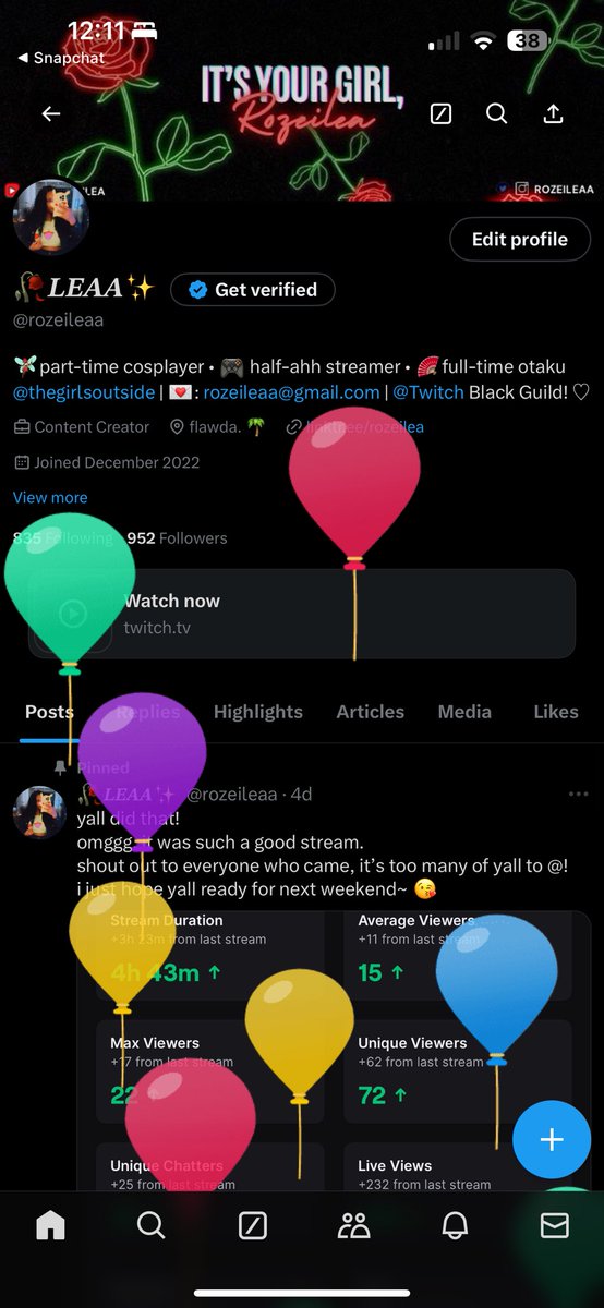 バラ.ᐟ tweet media