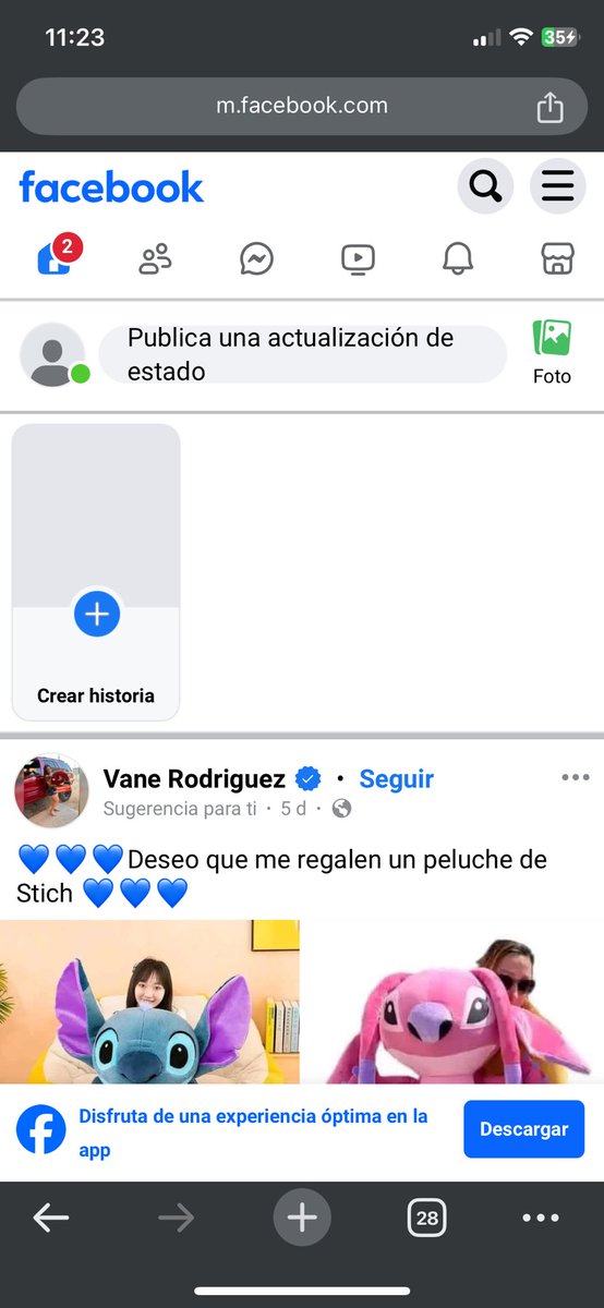 sebasja14652893's tweet photo. Luego de una semana sin redes pude crear una cuenta nueva de Facebook, lo interesante? Es que en la aplicación no me deja abrir por más que intente, a cambio en google chrome si me deja común y corriente, porque será? #metaresponde @Meta #MetaDown https://t.co/lQwapl5Qp2