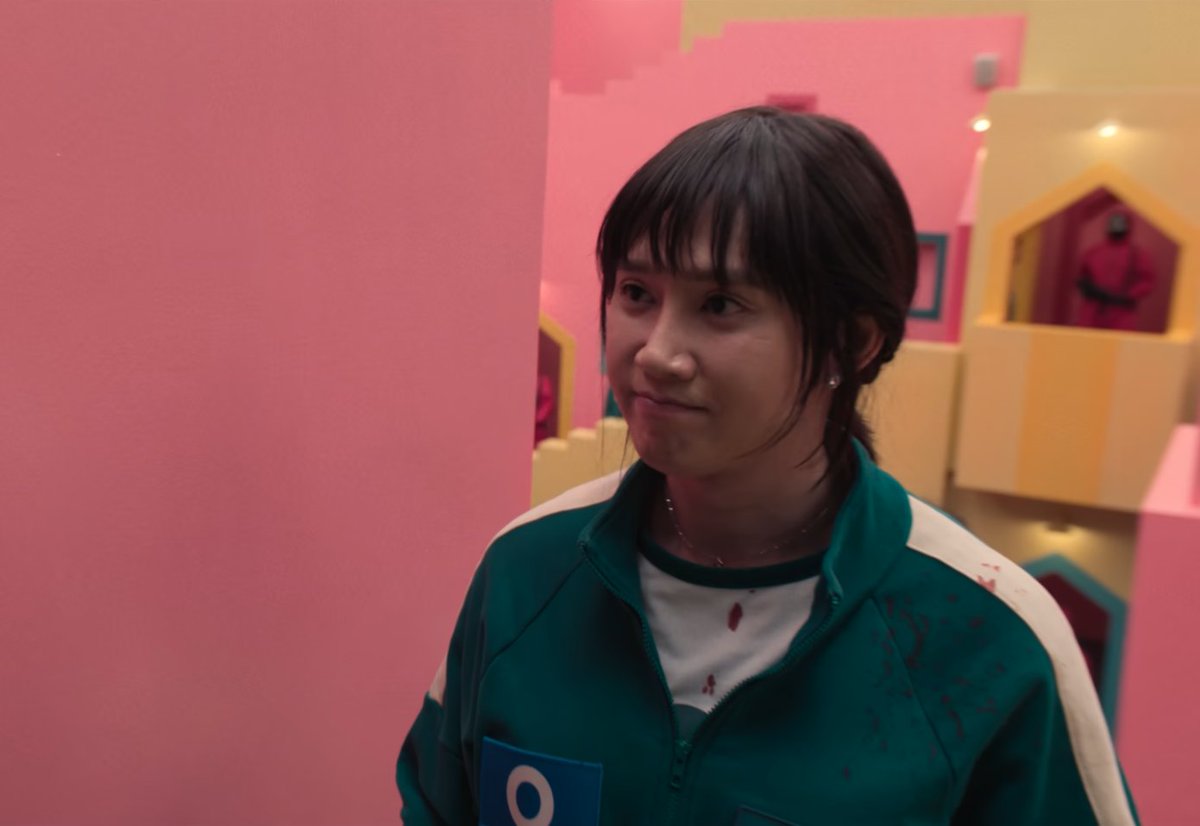 jongwoojanu's tweet photo. the only character this season who was fully developed and stole the screen in ever scene she was in. we stan hyunju (player 120) in this house 🙏 #parksunghoon https://t.co/1IkTIrzzf4