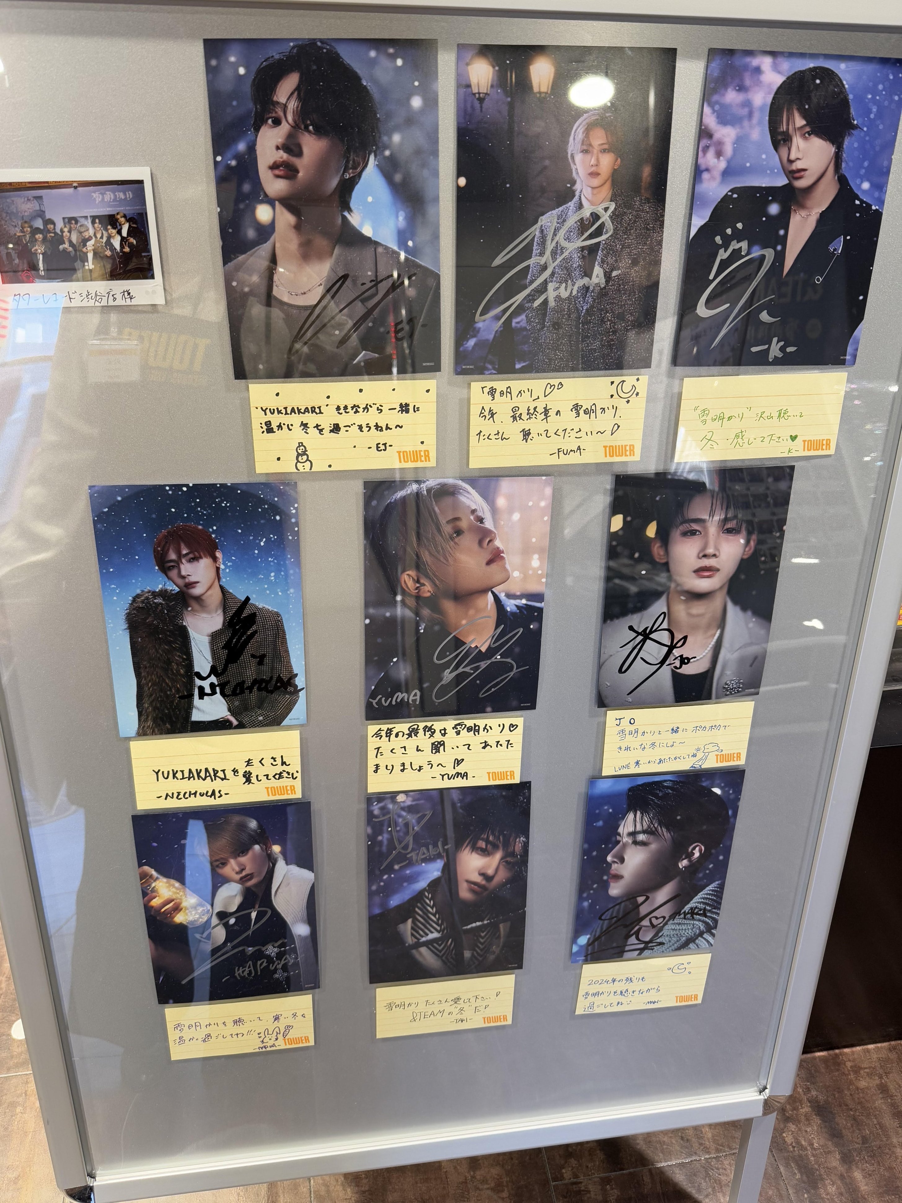 &TEAM 雪明かり K ケイ タワレコ抽選品 展示パネル