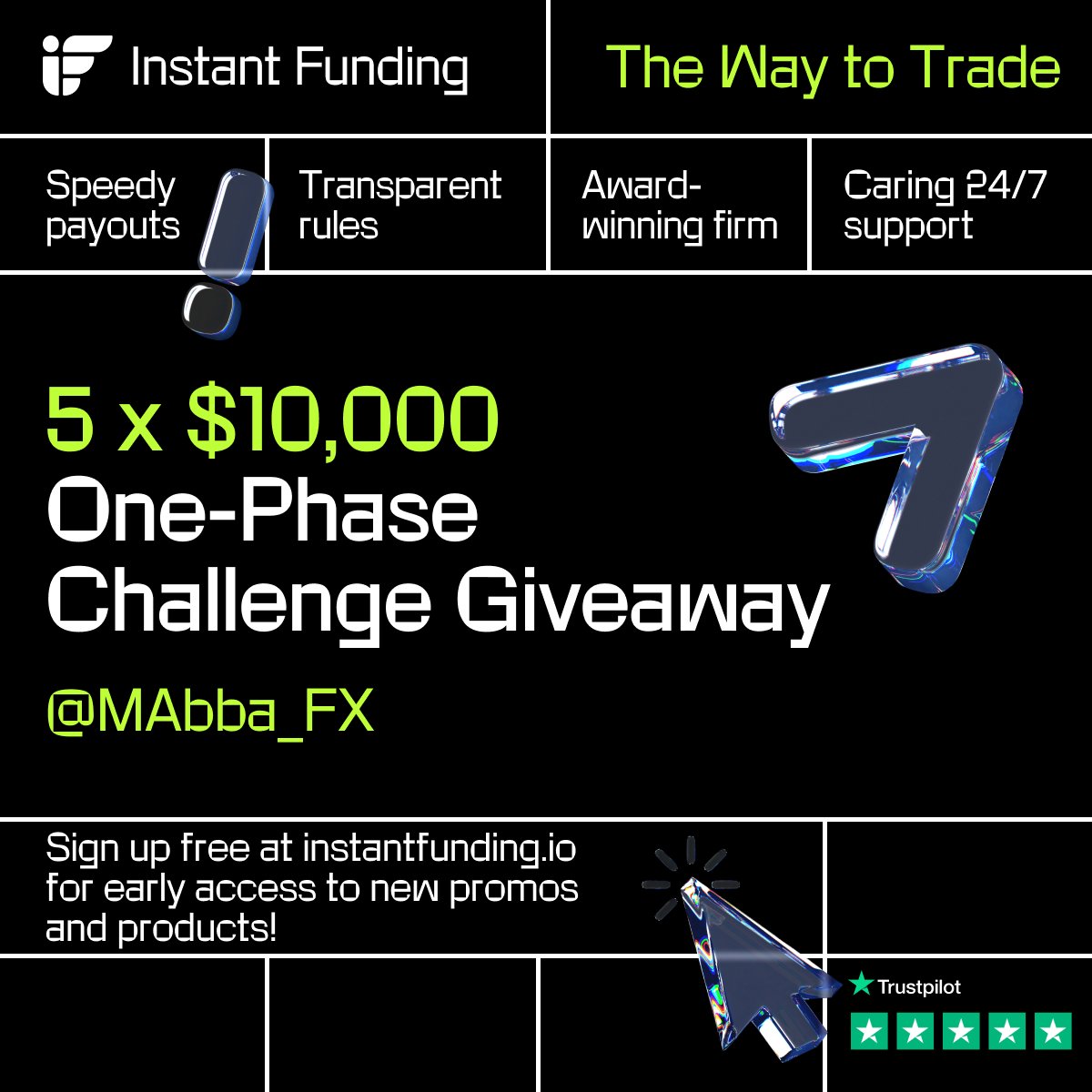 M Abba (@mabba_fx) on Twitter photo 🎁GIVEAWAY ALERT 🎁
5x 10k One Phase challenge giveaway with <a href="/InstantFunding_/">Instant Funding</a> !
Make sure to:
⚡ Like and retweet this post
⚡ Follow <a href="/InstantFunding_/">Instant Funding</a> , <a href="/MAbba_FX/">M Abba</a>, <a href="/LewisM_IF/">Lewis | Instant Funding CEO</a>
⚡Join Discord for more giveaways and competitions! discord.gg/instantfunding
They have a promotion 🎁GIVEAWAY ALERT 🎁
5x 10k One Phase challenge giveaway with <a href="/InstantFunding_/">Instant Funding</a> !
Make sure to:
⚡ Like and retweet this post
⚡ Follow <a href="/InstantFunding_/">Instant Funding</a> , <a href="/MAbba_FX/">M Abba</a>, <a href="/LewisM_IF/">Lewis | Instant Funding CEO</a>
⚡Join Discord for more giveaways and competitions! discord.gg/instantfunding
They have a promotion