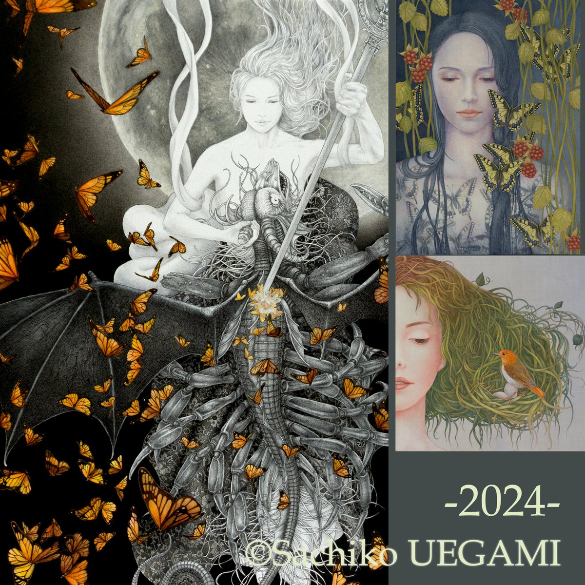 本年もご高覧、いいねをたくさん頂き皆様の優しさを感じた1年となりました。感謝申し上げます。

本年は多くの発表の機会を得、中でもlabyrinth展では平面部門1位になることが叶いました。
これも皆様のご支援の賜物と心よりお礼申し上げます。
来年も精進して参ります🙇‍♀️

よいお年をお迎えください🎍