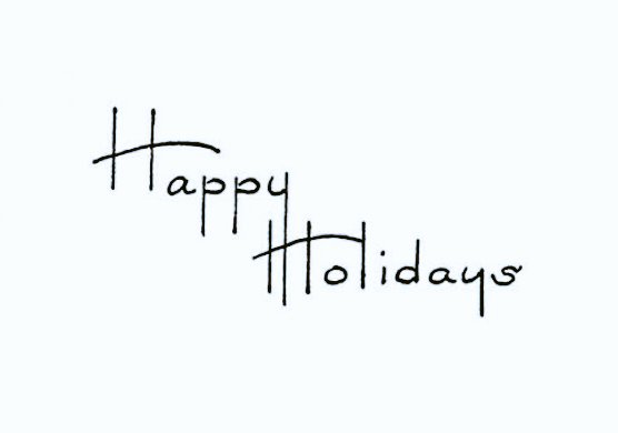 Have a wonderful holiday...