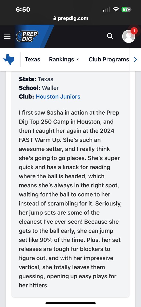 Thank you <a href="/PDTexas/">Prep Dig Texas</a> for another article and ranking!