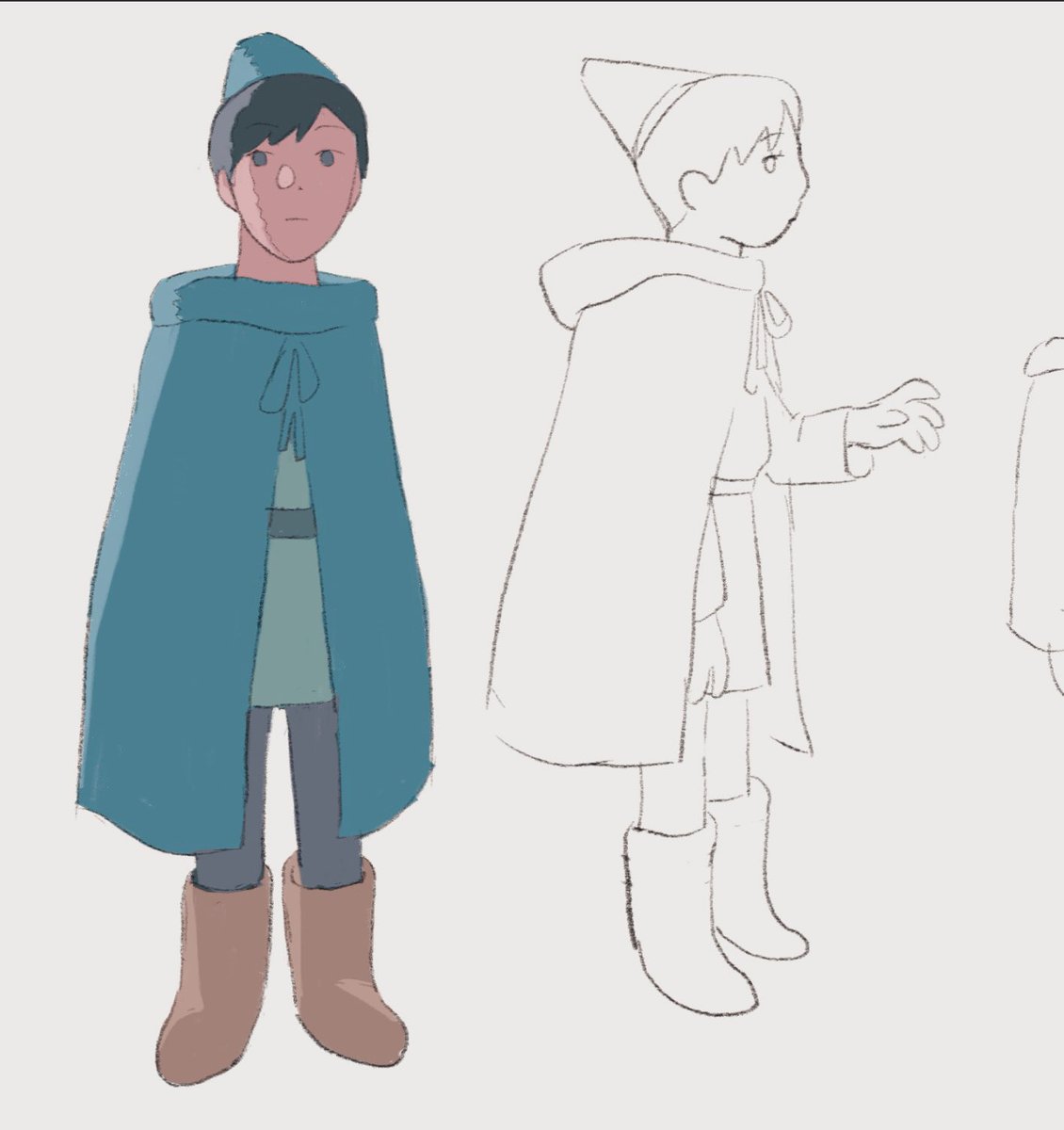 eninuym's tweet image. Characters from my film this year ✨