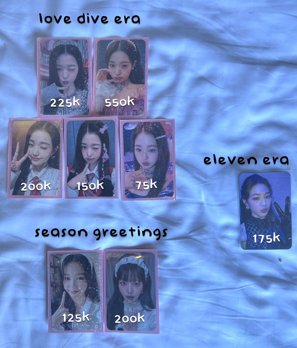 wts / want to sell
aab wonyoung

dom bandung (INA)
exc adm 8% (bisa splitpay)
boleh each

t. wony ive lodi eleven mine switch sw ld appmus br mokket yzy