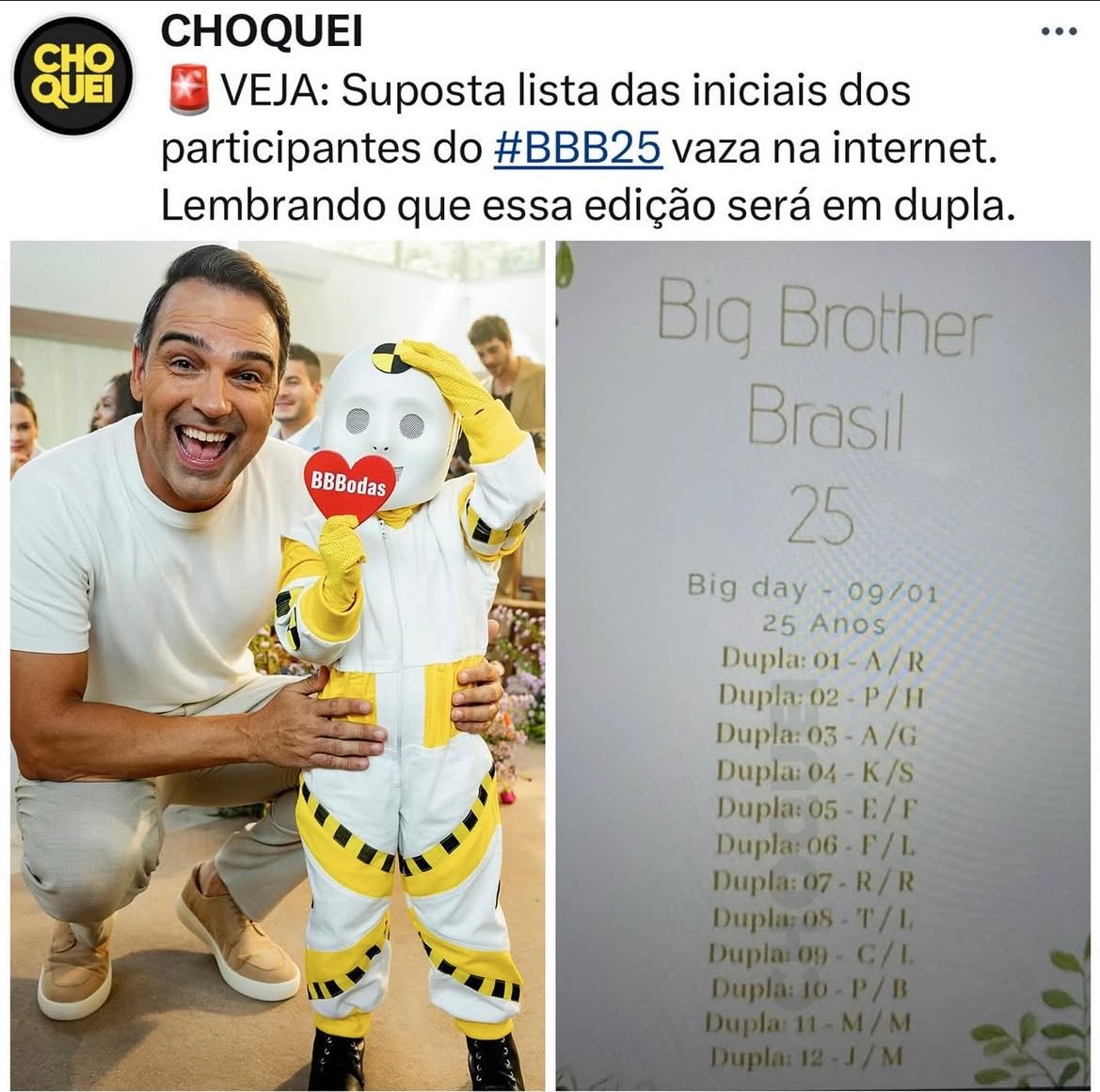 GerhardBerg2's tweet photo. Claramente a dupla 5 é o Eduardo e o Filipe do @DivaDepressao . . .
#VeioAi #DivaDepressao #BBB25 #Globo #CorridaDasBlogueiras @tvglobo https://t.co/7KrtUIy7kI