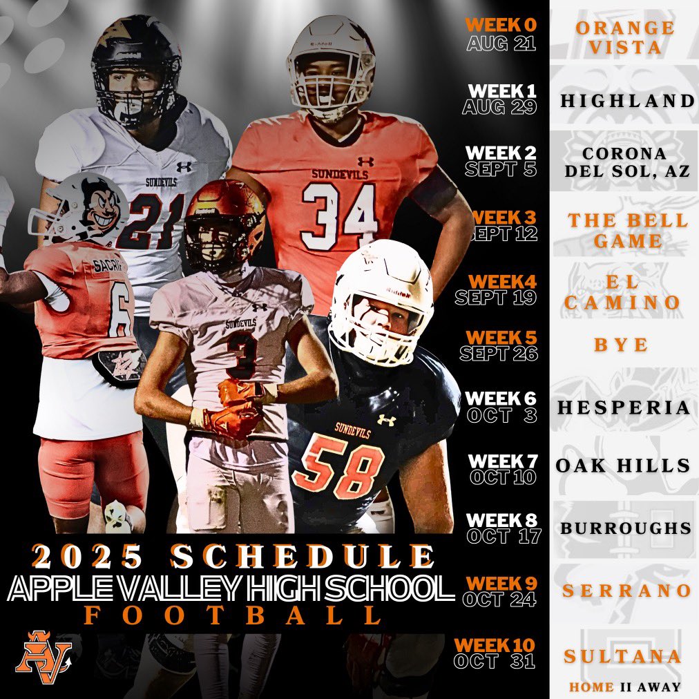 2025 Schedule!