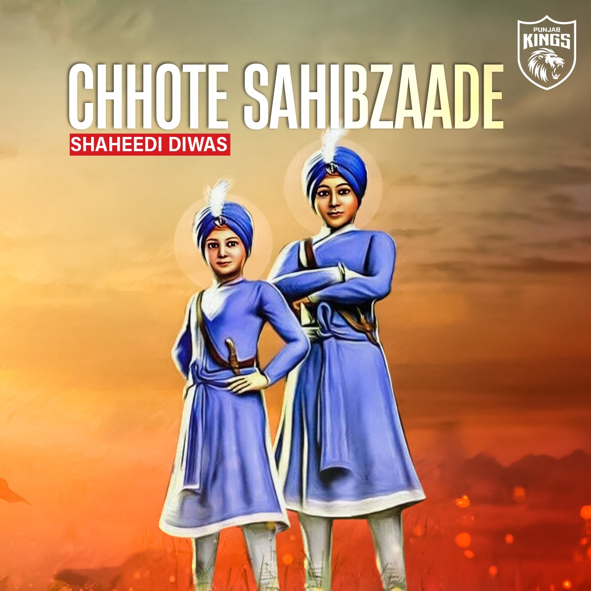 PunjabKingsIPL's tweet photo. Nikkiya jinda, vadde saake, noor ilaahi challe ne
Paun shaheedi, puttar Gobind de veer sipahi challe ne 🙏

#SaddaPunjab #PunjabKings https://t.co/c9OZ6YLkwE