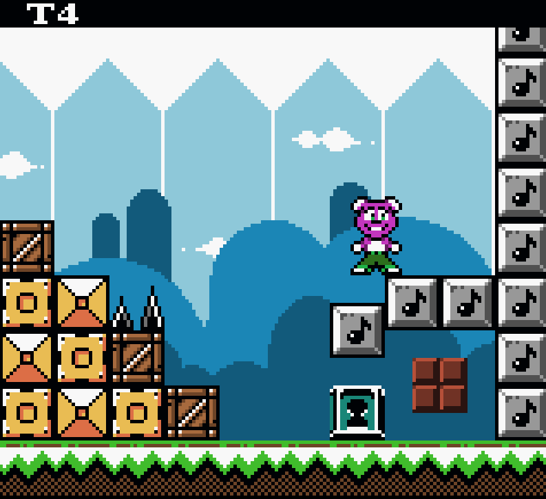 allalonegamez's tweet image. I will be releasing a new #gameboy game in a few hours. A short platformer. I tried to improve my #gamedev skills to make the best #pixelart for this game. Made in #gbstudio. The game will be available for the #Analoguepocket too. #indiegame #gbdev