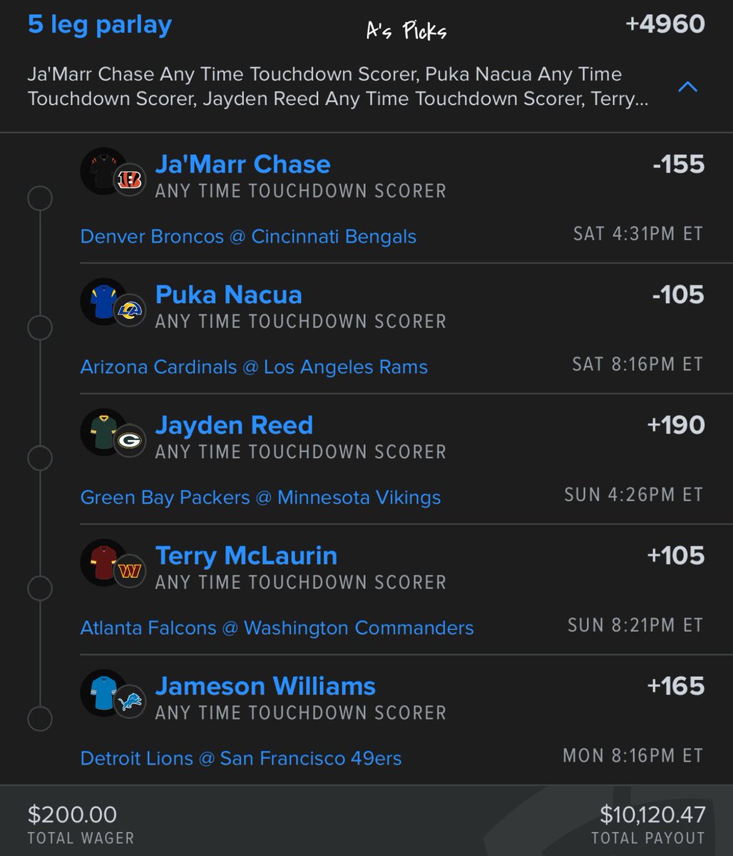 🫡

LIKE + RT IF RIDING 🤝
$100 TO (5) AFTER WE CASH⚡️

LFG Dubclub.win/r/AsPicks