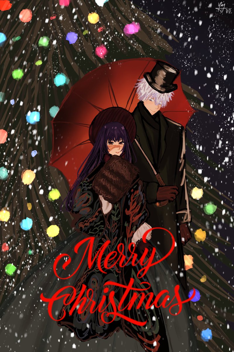 Sincerely__ying's tweet image. I know I’m late but happy holidays guys ❤️

#gojohime #gouta #jik #JujustuKaisen  #五歌 #呪術廻戰
