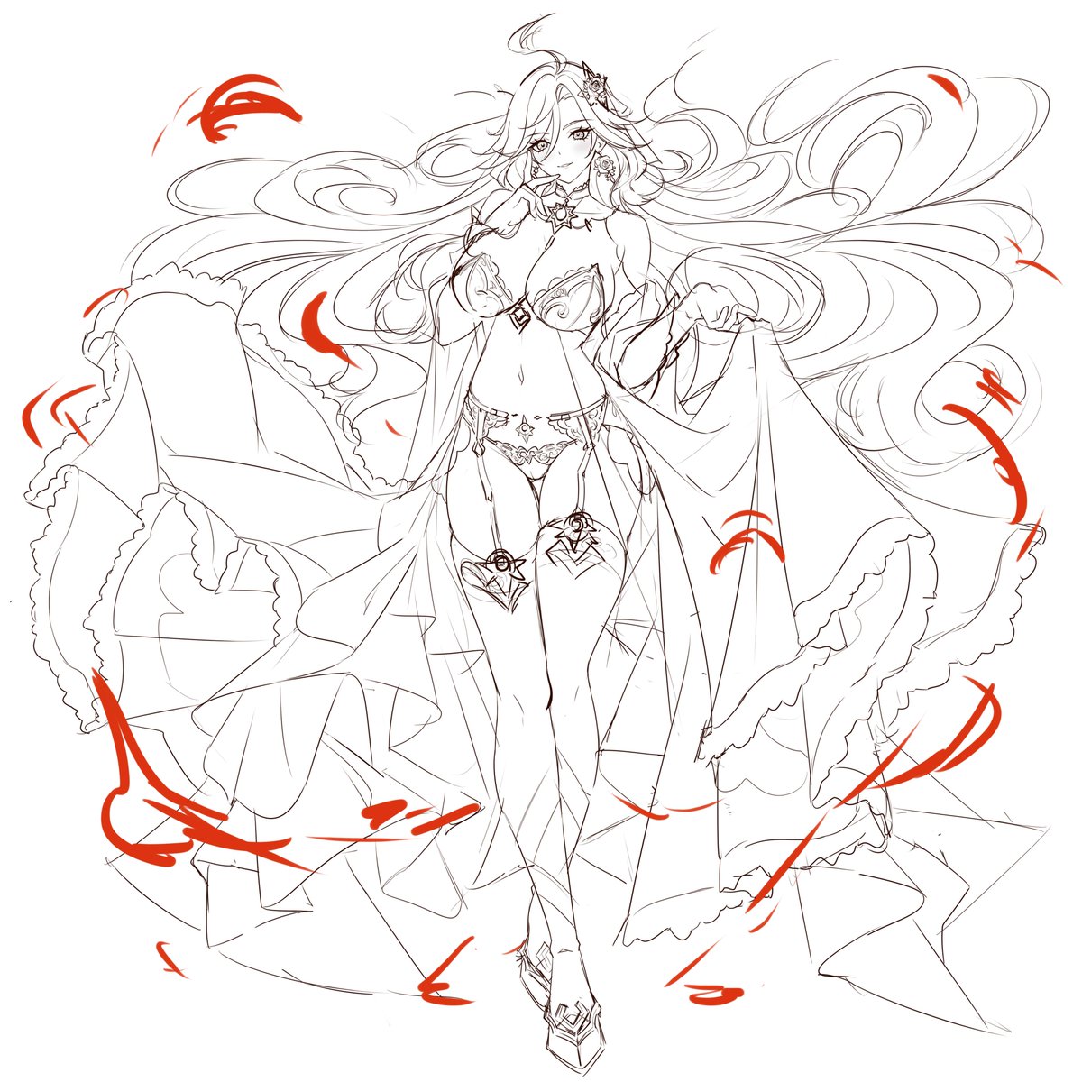 atea1007's tweet image. 下書き
#原神  #GenshinImpac #マーヴィカ