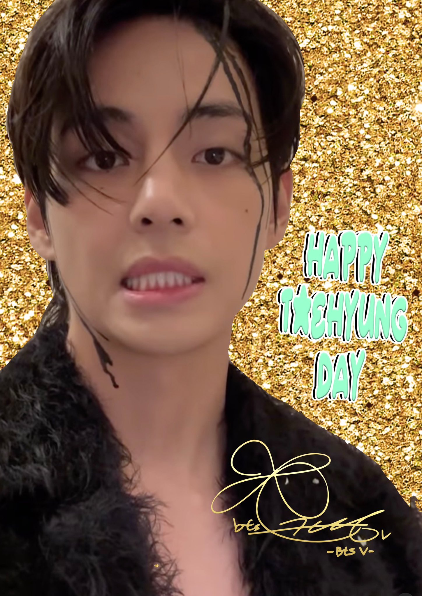 BTS V テテ センイルカップホルダー&特典 IDOLCAFE 推し活 センイルカフェ アイドルカフェ 新大久保 DJ