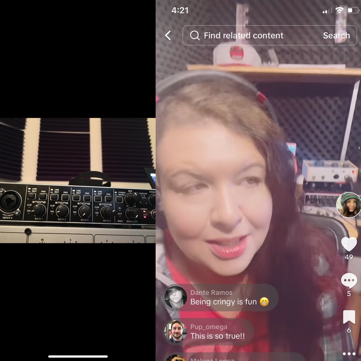 KelsyLittleVO's tweet photo. How it started vs. how it’s going:

✨A few panels vs. wall to wall panels 
✨Behringer to Scarlett Focusrite to Volt
✨And newbie to someone with a lot more     knowledge about voiceover I ever would have thought! #voiceover  #vo #voiceacting #voiceartist #voiceactor  #womeninvo https://t.co/ZDU2viUmuz