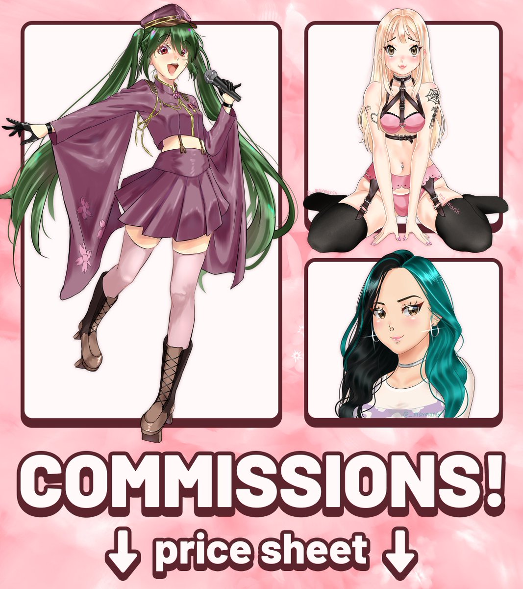 nolousomasnyaa's tweet photo. MY COMMS ARE NOW OPEN!! feel free to DM me if you're interested or have any questions :3
#commissionsopen #Commission https://t.co/dnhNo181XT