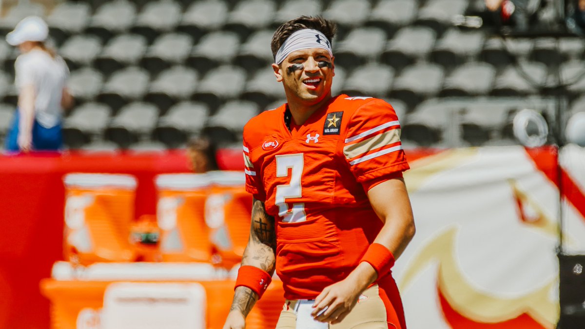 James Larsen (@jameslarsenpfn) on Twitter photo Breaking: The Birmingham Stallions have officially re-signed QB Matt Corral.
Corral spent the 2024 #UFL season with the <a href="/USFLStallions/">B2B2B CHAMPION STALLIONS 🏆🏆🏆</a>, starting in a few games - and leading the team to a comeback win in the postseason vs. Michigan.
Big retention for Skip Holtz & Co. Breaking: The Birmingham Stallions have officially re-signed QB Matt Corral.
Corral spent the 2024 #UFL season with the <a href="/USFLStallions/">B2B2B CHAMPION STALLIONS 🏆🏆🏆</a>, starting in a few games - and leading the team to a comeback win in the postseason vs. Michigan.
Big retention for Skip Holtz & Co.