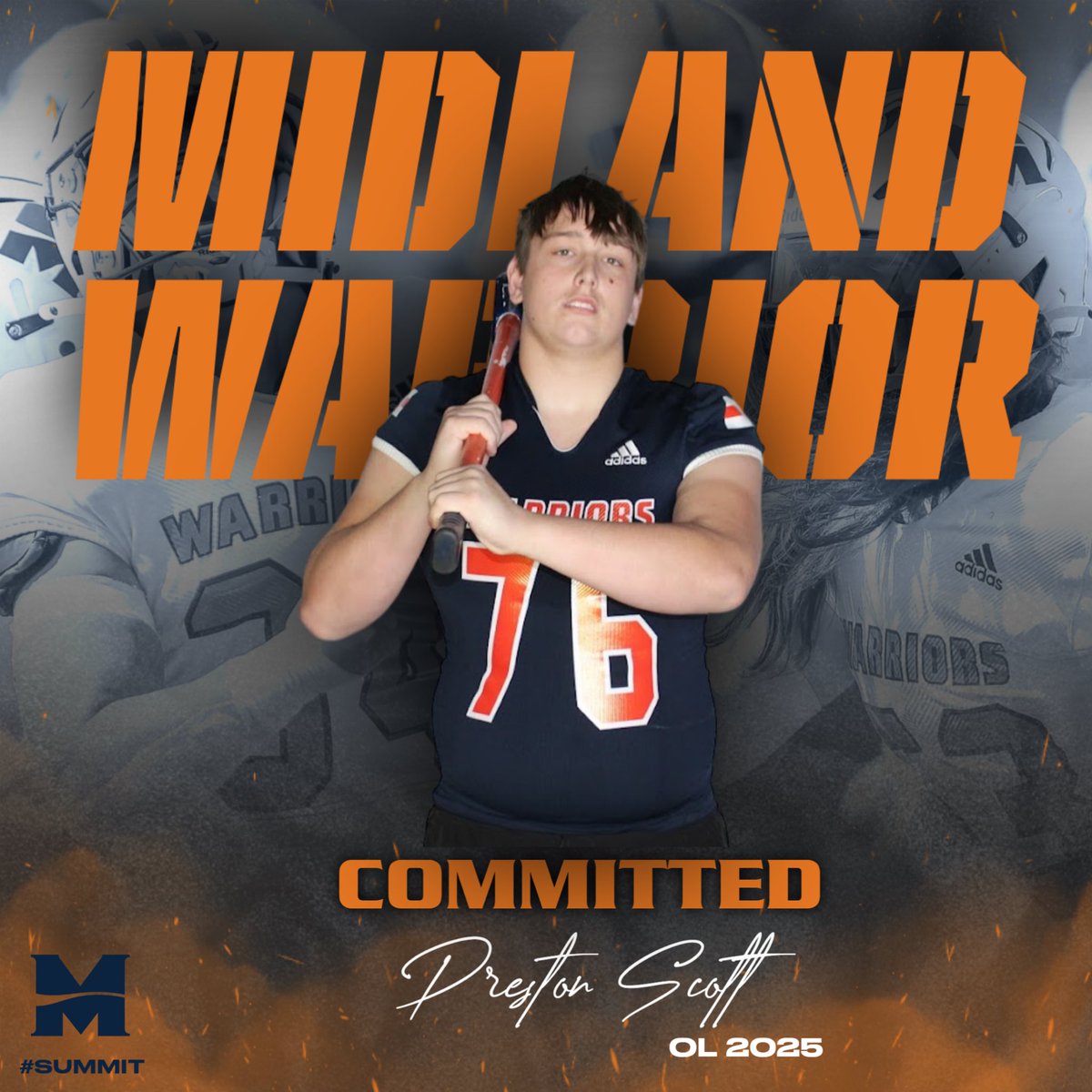 Preston Gary Scott (@prestonscott76) on Twitter photo I’m excited to announce I will be attending Midland University to continue my education and football career. I would like to thank my parents and all of the people who have helped me. Time to continue the PROCESS!!!
@DlineCoachDavis <a href="/CoachAdams_MU/">Mike Adams</a> <a href="/CoachJamrog/">MU Coach Jeff Jamrog</a> <a href="/NorthBend_FB/">NBC Football</a> I’m excited to announce I will be attending Midland University to continue my education and football career. I would like to thank my parents and all of the people who have helped me. Time to continue the PROCESS!!!
@DlineCoachDavis <a href="/CoachAdams_MU/">Mike Adams</a> <a href="/CoachJamrog/">MU Coach Jeff Jamrog</a> <a href="/NorthBend_FB/">NBC Football</a>