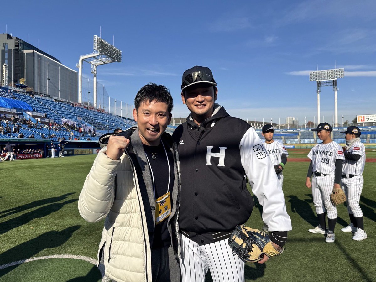 久々やね🤪💪
大好きな後輩です💪！！

#中村勝
#静岡
#くふうハヤテベンチャーズ