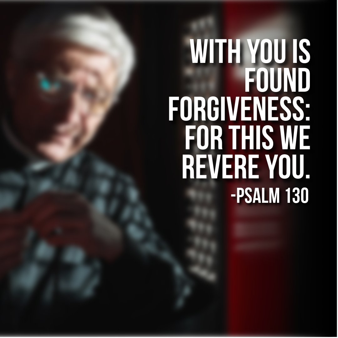 With you is found forgiveness: for this we revere you. ❤️🙏

We all make mistakes, but it's in the forgiving that true growth and healing begins.