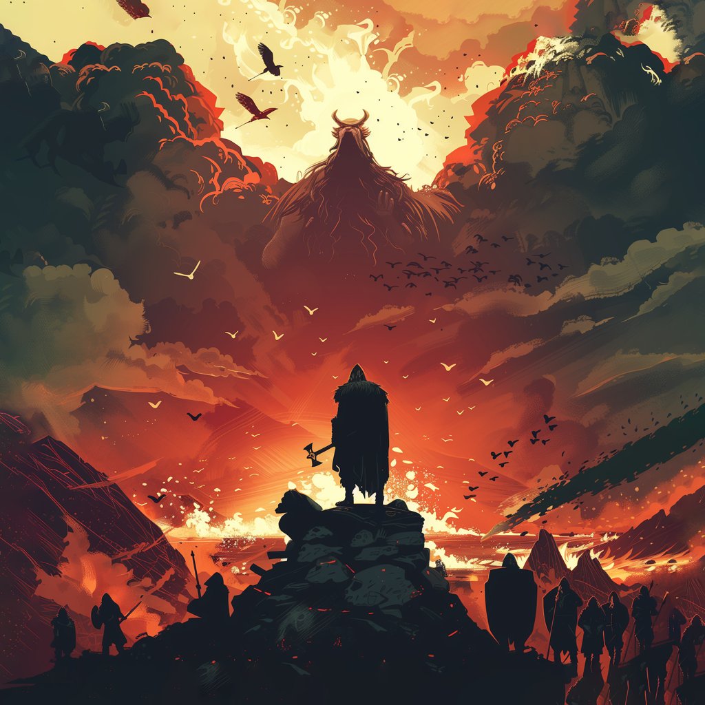 In the #NordicGloryTCG, the shield walls of Einherjar are training for the final confrontation at Ragnarok. It is here that they will fight their final fight.