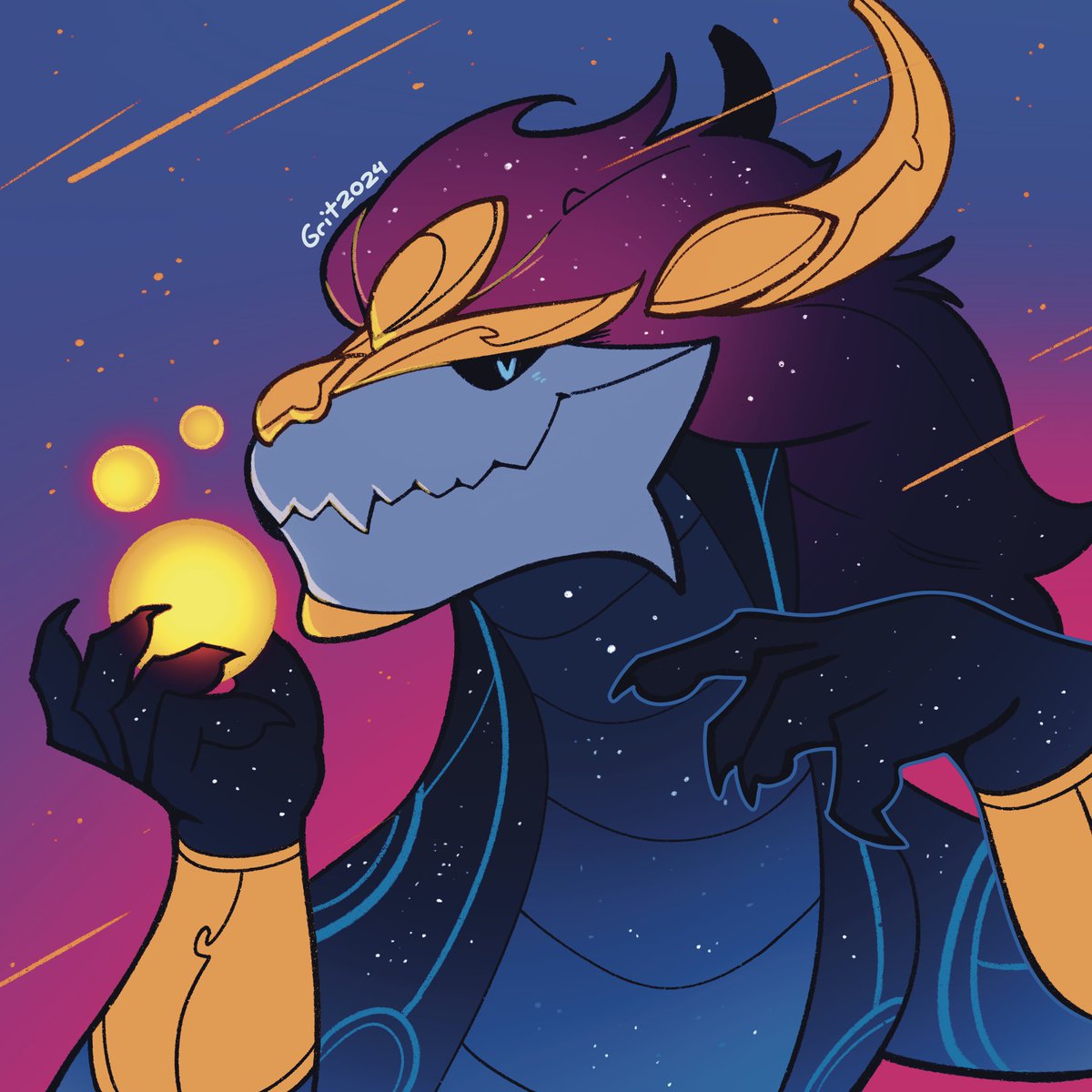 Aurelion Sol Doodle as celebration for getting a Pentakill✨