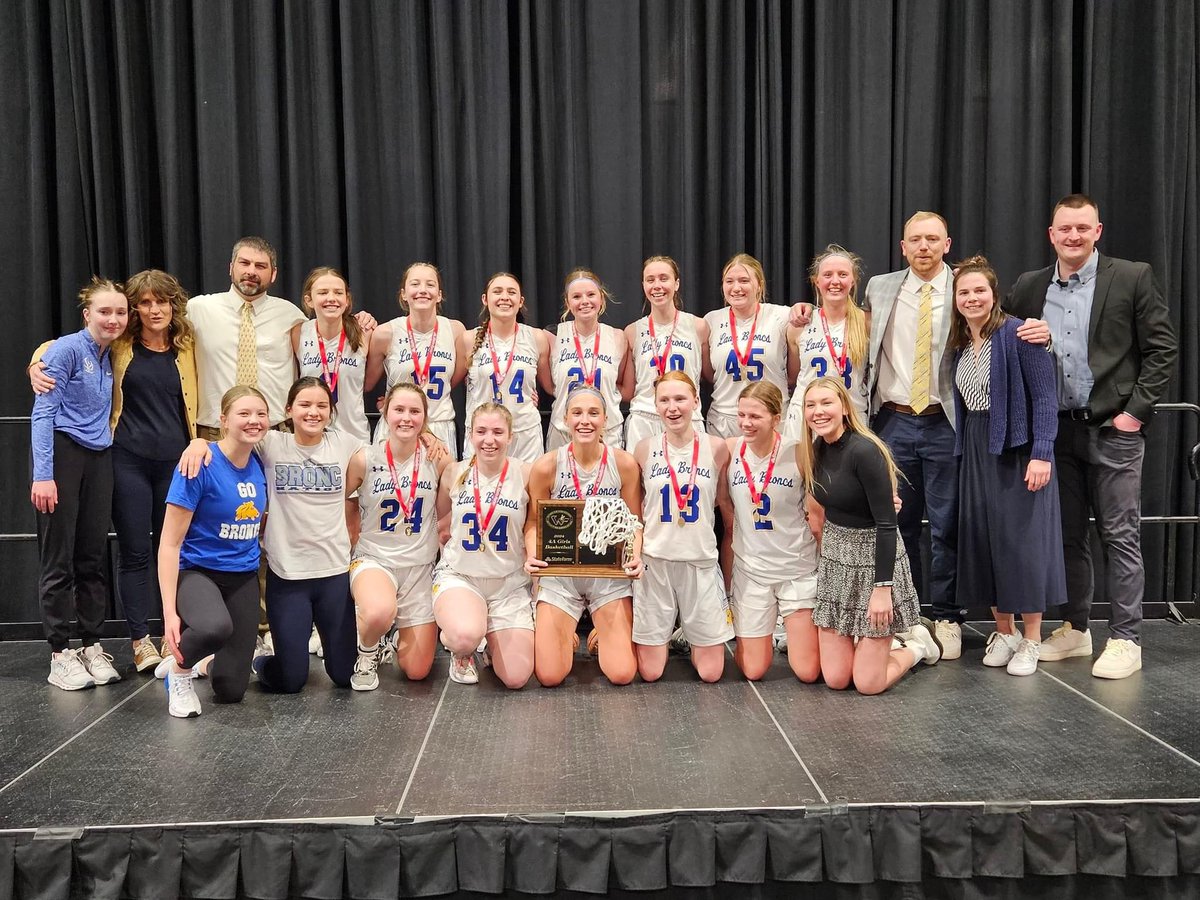 2023-2024 4a girls state champions! I’m so grateful for all my coaches and teammate who push me every single day to be the best i can possibly be, not only as a player but also as a person. I wouldn’t want to be apart of any other team or program! Go lady broncs!