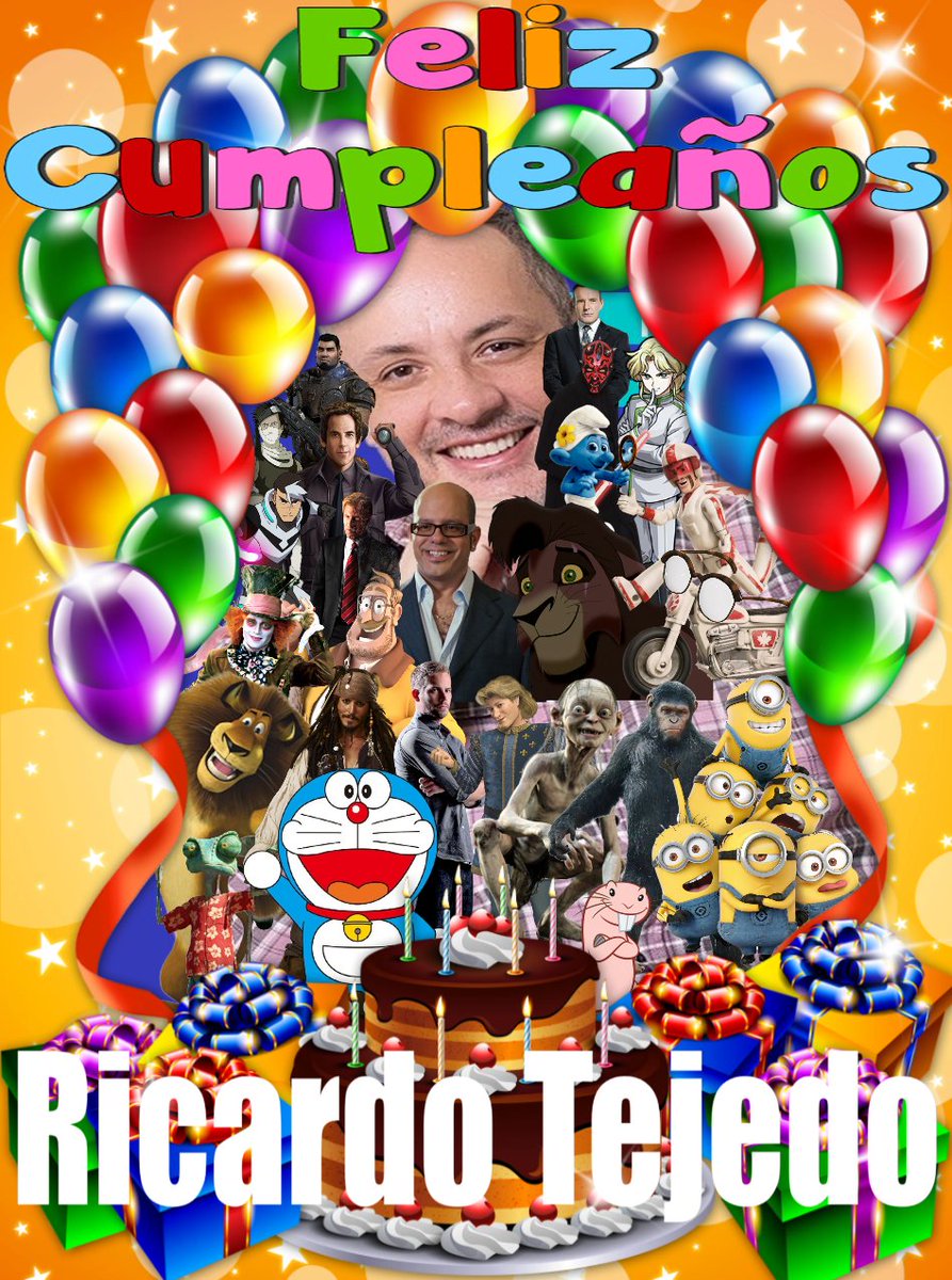 luis1201_arturo's tweet photo. Feliz cumpleaños @ricksparrow que dios te bendiga y que todos tus deseos se hagan realidad. Felicidades.
#Madagascar #PiratasDelCaribe #ElSeñorDeLosAnillos #Doraemon #Shrek #Rango #RapidosYFuriosos #VoltronElDefensorLegendario #BatmanElCaballeroDeLaNoche #ElPlanetaDeLosSimios https://t.co/cvYcrLzJpI
