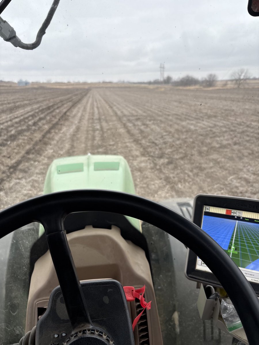 Inline ripping a new farm on Christmas Day. Hoping to never have to till again after smoothing up in spring.