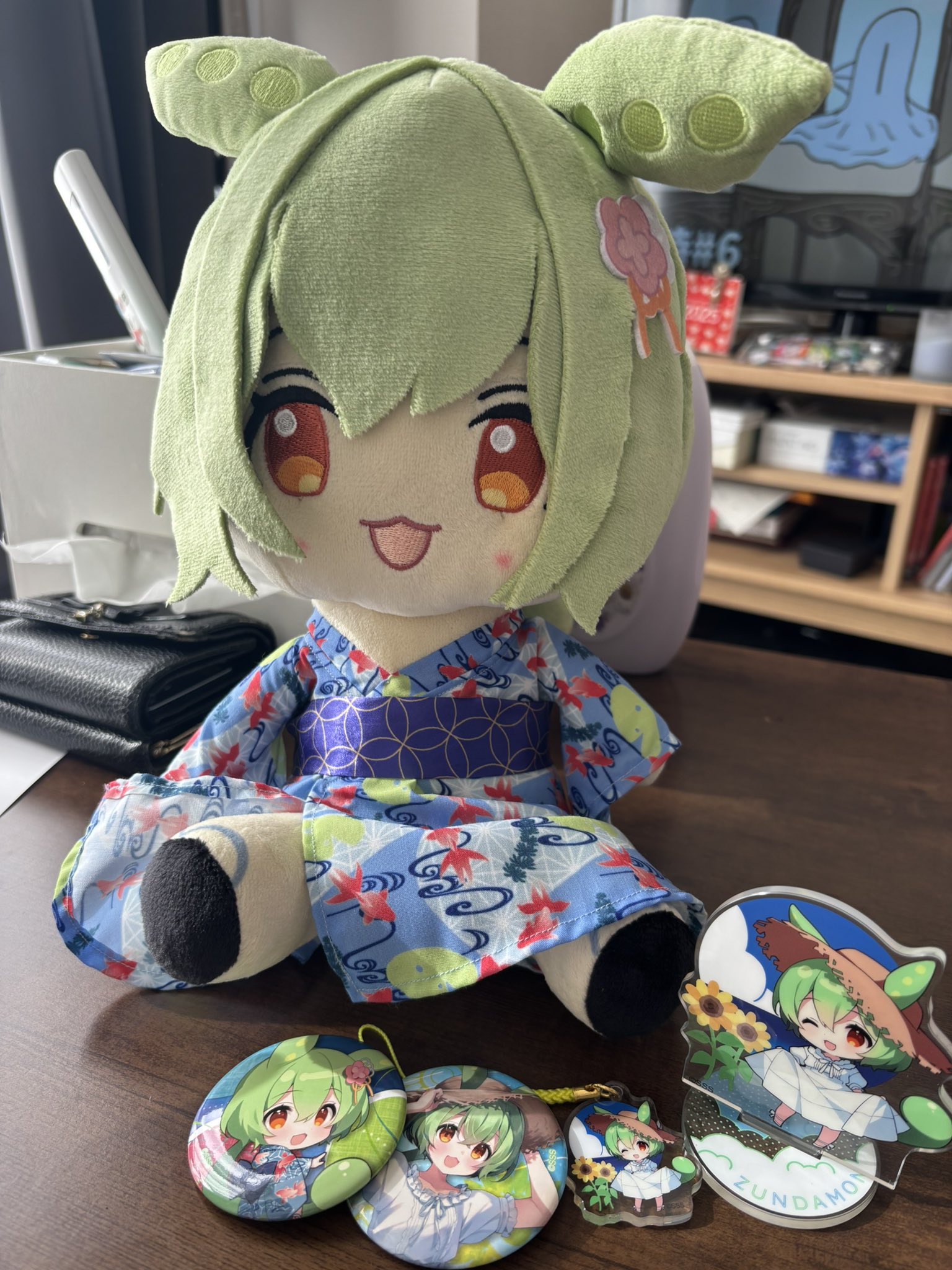 カプくじ ずんだもん S賞 浴衣ぬいぐるみ