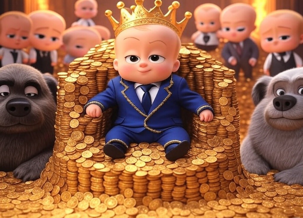 BabyBossCoins's tweet photo. "If DOGE is a dog and SHIBA is a wolf, then BabyBoss is the boss of crypto! πΌπΆ Ready to join the revolution?"#CryptoBoss, #MemeCrypto, #BabyBossCoin #Crypto #Solana https://t.co/Mre7gTQ7AN