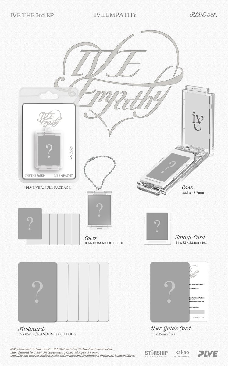 📢
IVE THE 3rd EP
＜IVE EMPATHY＞예약 판매 안내

▫ LOVED IVE ver.
cafe.daum.net/IVEstarship/Y1…

▫ DIGIPACK ver.
cafe.daum.net/IVEstarship/Y1…

▫ PLVE ver.
cafe.daum.net/IVEstarship/Y1…

#IVE #아이브 
#IVE_EMPATHY