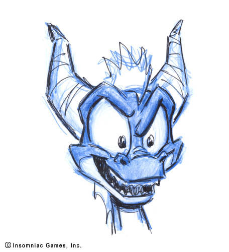 Concept artwork
'Spyro The Dragon'
PlayStation