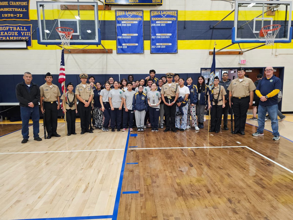 The NJROTC unit of <a href="/WestburyWHS/">Westbury High School</a> <a href="/onewestbury/">Westbury Union Free School District</a> competed and brought home the hardware from the Southhold Drill Competition. Bravo to the unit on a job well done! <a href="/cabby39/">Bill Caraballo</a> <a href="/TahiraDChase/">Dr. Tahira D Chase</a> <a href="/bgallivanWORLD/">Brendan Gallivan</a> <a href="/RogerBloomEdD/">Roger Bloom, Ed.D.</a> <a href="/DirectorofGuid1/">Deadra Faulkner</a> <a href="/DSZimbler/">David Zimbler</a> #OneWestbury #HereForKids