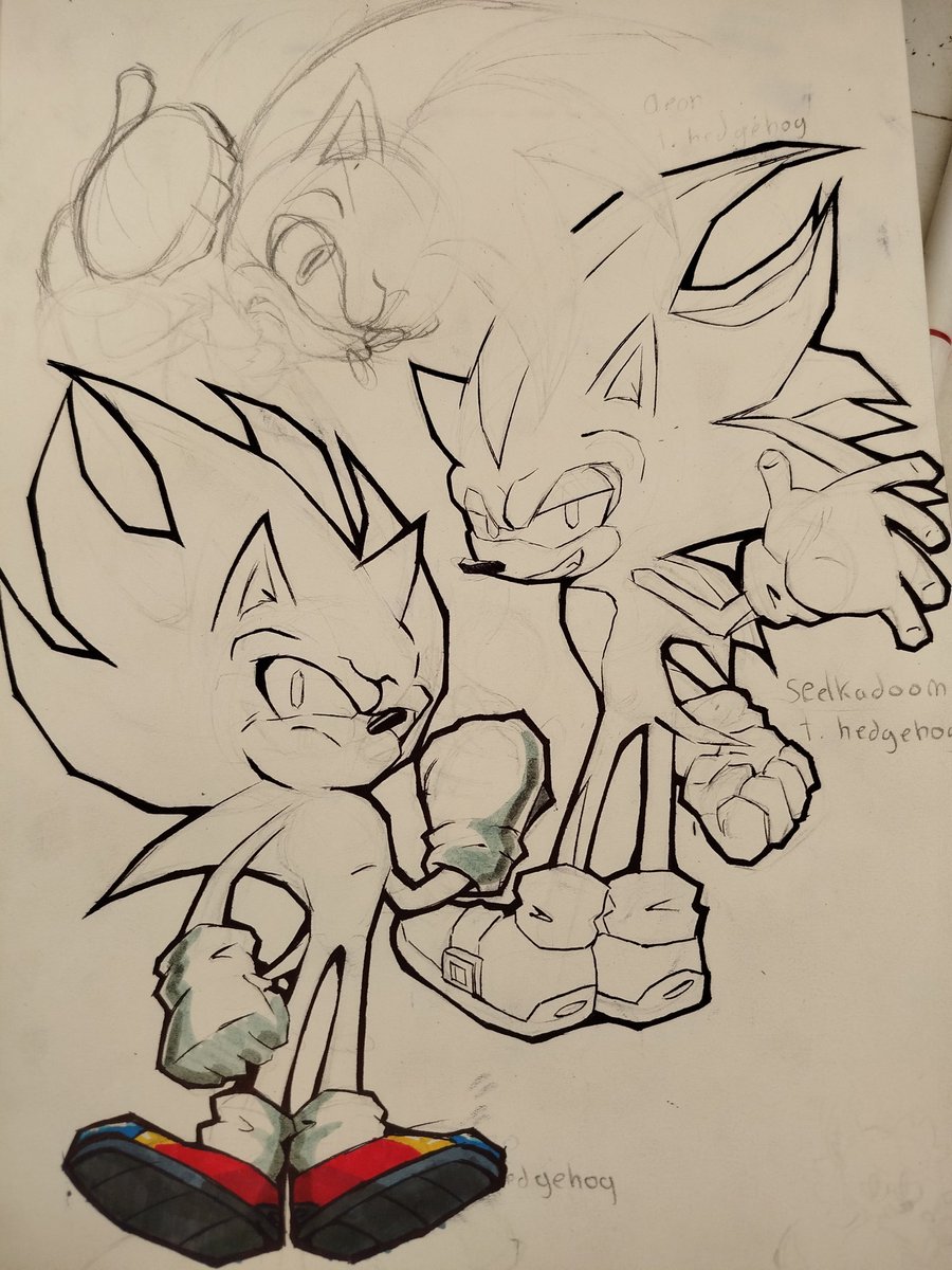 Ferrn_2912's tweet photo. Proceso de dibujo de Nazo, Aeon y Seelkadoom
( Mi primer dibujo acá espero que les guste ) https://t.co/O9WKa1hPvY