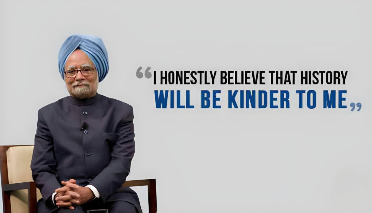 The one who was respected by one and all...
#ManMohanSinghJi 
ॐ शांति 🙏🏻