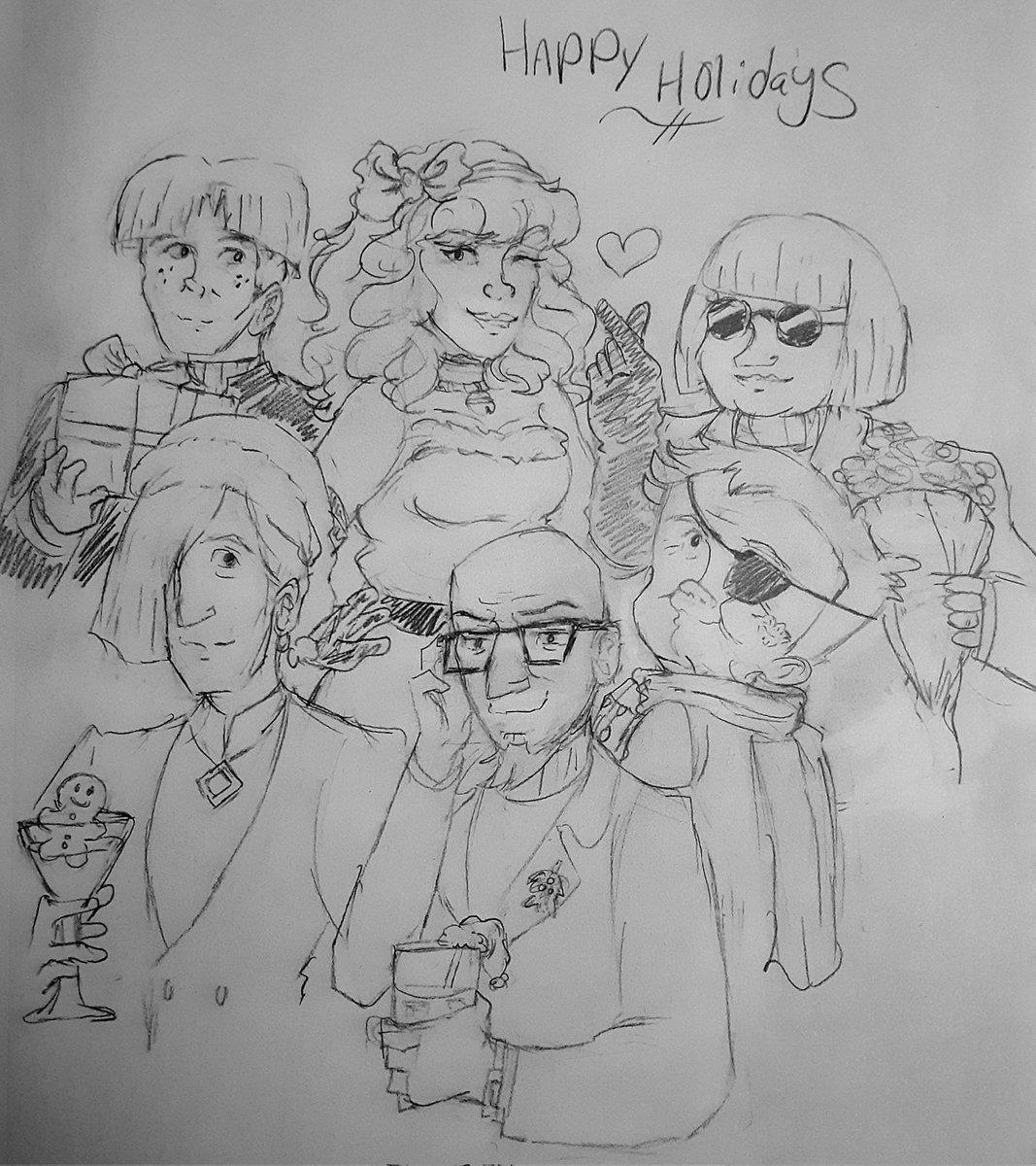 Sunnyfan09's tweet photo. Happy Holidays from the cute/pretty clinic doctor & her boys 🎊
(Belated holiday art ~)
--
Edith/art ~ mine
#TheVentureBros #VentureBros #theventurebros #venturebros #vbros #vbrosoc #vbrostwt #venturebrosart #ocxcanon #billyquizboy #petewhite #rustyventure #augustusstcloud https://t.co/08Y4Ns9yDV