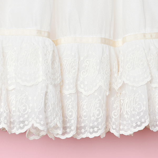 メロディバスケット　Cotton candyロングパニエ　新品タグ付き MelodyBasKet メロディバスケットCotton candyロングパニエ Melody