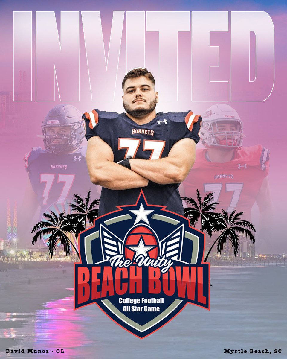 I’ve also been invited to the <a href="/UnityBeachBowl/">The Unity Beach Bowl College All-Star Game</a> in Myrtle Beach