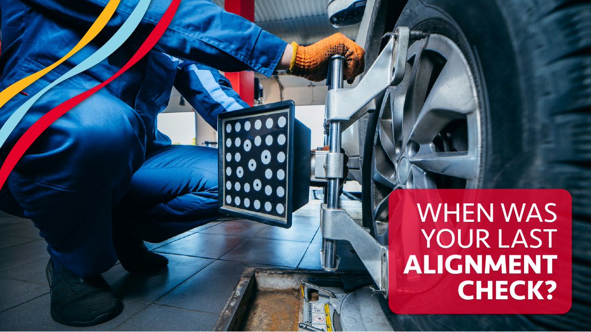 MICTirePro's tweet photo. Alignments are a quick and easy way to keep your vehicle running smoother, longer. https://t.co/2bAiU7vnhr