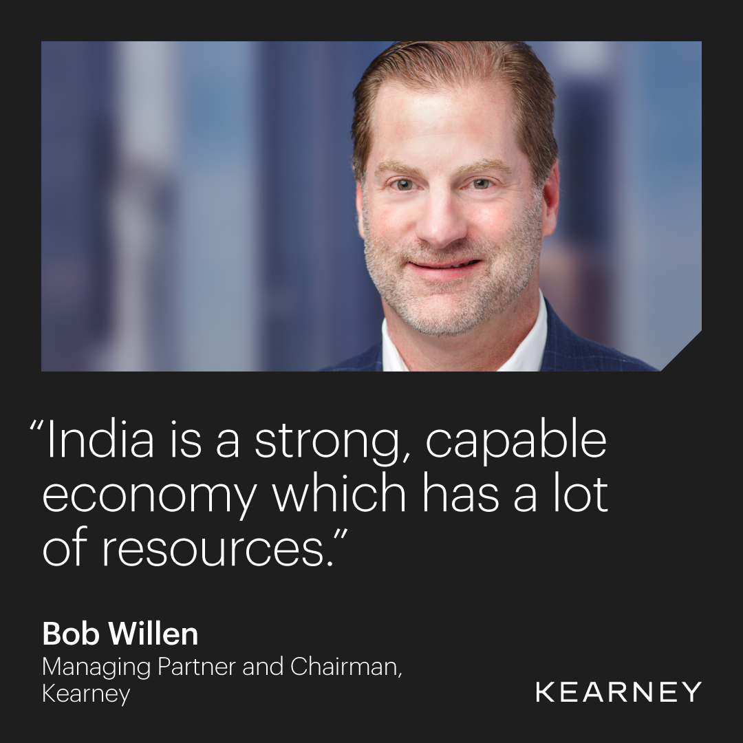 Bob Willen, Kearney’s Global Managing Partner and Chairman, shared his expertise in an interview with <a href="/timesofindia/">The Times Of India</a> on #supplychain diversification.
 
When asked about the Indian market’s role in supply chain dynamics, Bob noted, “I have seen incredible growth in India and we see