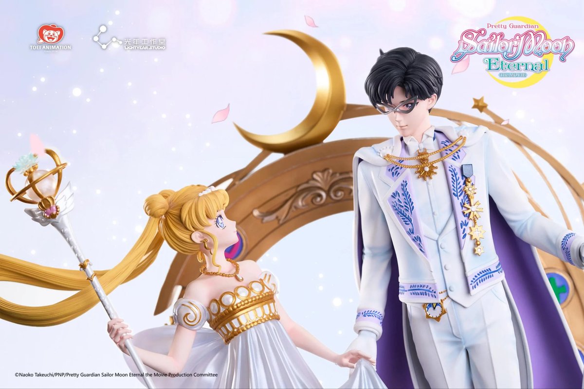 ChibiJen's tweet image. Some gorgeous new images of 'Sailor Moon Eternal' Neo Queen Serenity and King Endymion Resin Statues released!!