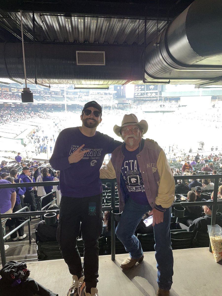 Like I said, cats by 90! EMAW!!! Another bowl game experience with pops. Love it man.