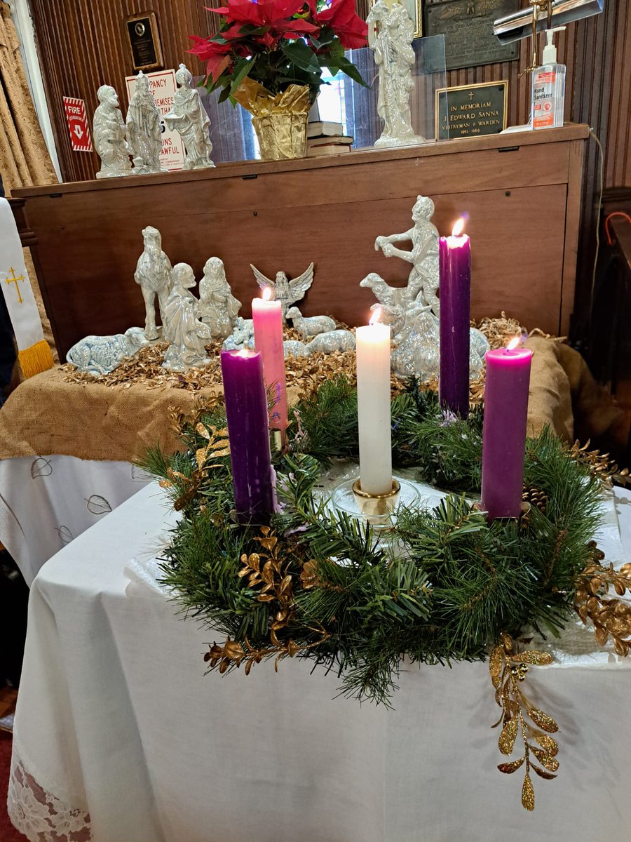 We want to extend a Merry Christmas to everyone. Christ is born, alleluia, alleluia, alleluia