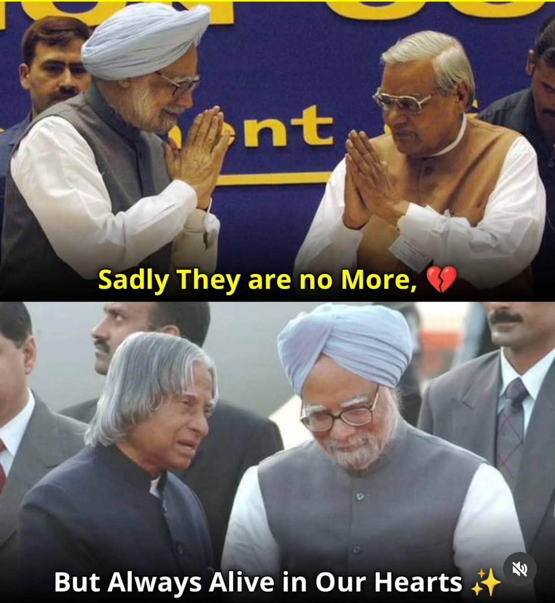 Sunil_Sawhney's tweet photo. #LegendsOfIndia
Dr Abdul Kalam, Dr #ManmohanSingh and #AtalBihariVajpayee … all together in heaven https://t.co/uLLqtb0fZz