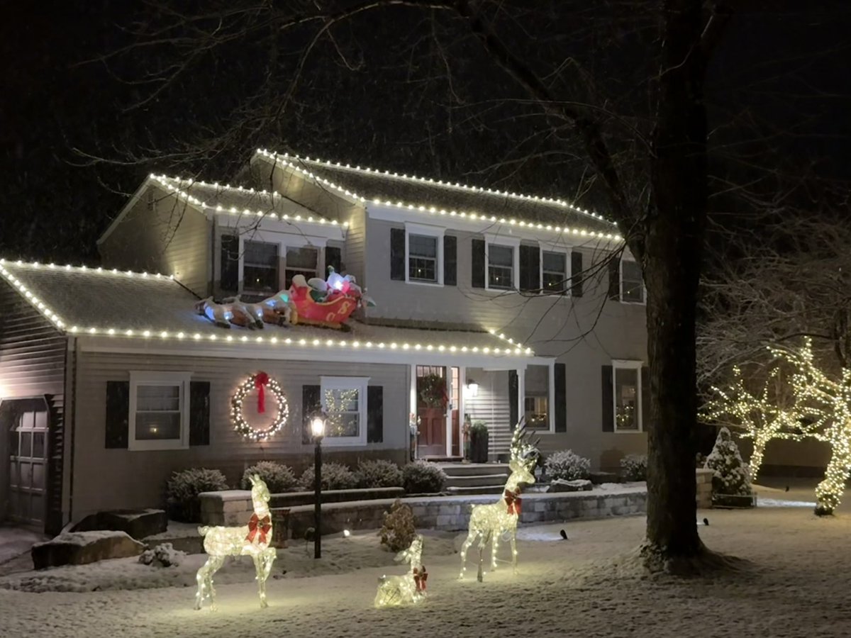 MendhamMike's tweet image. A white Christmas in Mendham