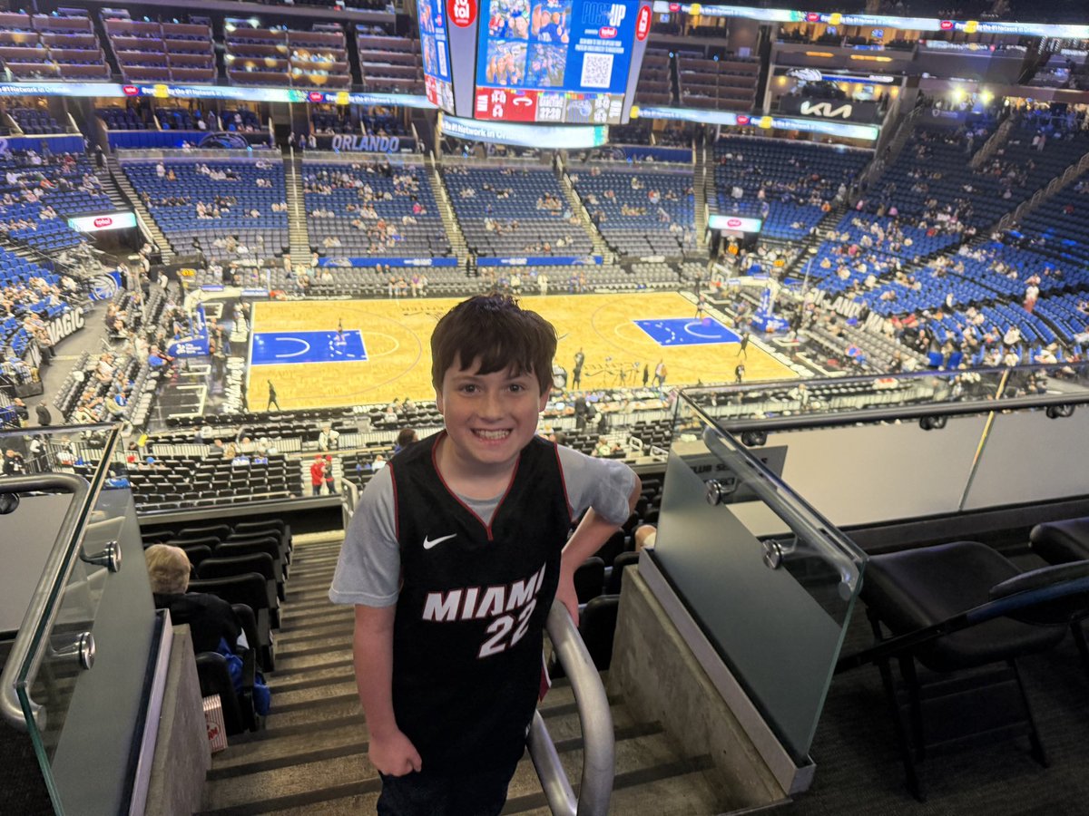 Huge thanks to <a href="/raf_tyler/">Tyler Herro</a> for the amazing game winner against the <a href="/OrlandoMagic/">Orlando Magic</a> . Today I took my son to watch his first <a href="/NBA/">NBA</a> game and of course took him to see my childhood team <a href="/MiamiHEAT/">Miami HEAT</a>. I remember my first heat game and now he will never forget his first heat game!