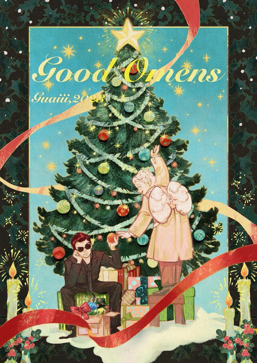 🎄🎁
#Goodomens #illstration